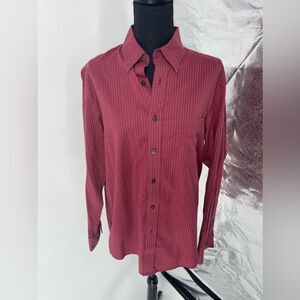 Dockers long sleeve red button up shirt‎ medium